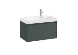 Roca Ona 80 cm fürdőszoba bútor jobbos mosdóval, matt zöld A851719513 (A851719513)