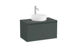 Roca Ona 80 cm-es fürdőszoba bútor ráültethető mosdóhoz, matt zöld A851724513 (A851724513)