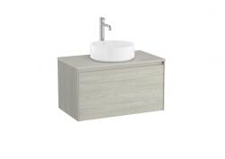 Roca Ona 80 cm-es fürdőszoba bútor ráültethető mosdóhoz, világos tölgy A851724512 (A851724512)