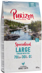 Purizon 2x6, 5kg Purizon száraz macskatáp-Large Adult csirke & hal - gabonamentes