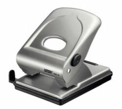 Rapid Perforator Rapid FMC 40 pentru 40 de coli, complet metalic, argintiu