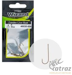 EnergoTeam Zander Live Bait Méret: 2/0 - Wizard Süllőző Horog