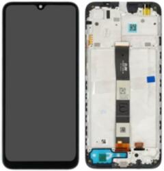 Xiaomi 560001C3L200 Gyári Xiaomi Redmi 10A fekete LCD kijelző érintővel kerettel előlap (560001C3L200)