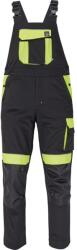 CERVA Kantáros munkanadrág MAX VIVO - Fekete / sárga | 60 (0353004364060)