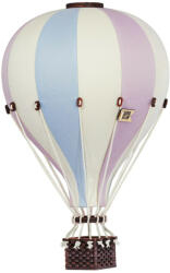 Superballoon Dekor hőlégballon - Rózsaszín vanília és babakék S (771-16)