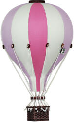 Superballoon Dekor hőlégballon - Rózsaszín fehér és pink S (770-16)
