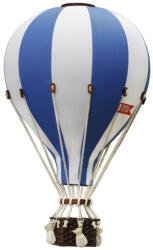 Superballoon Dekor hőlégballon - Királykék fehérrel S (744-16)
