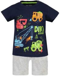  Blue Seven Póló és short szett munkagép kollekciós 6-9 hó (68 cm)