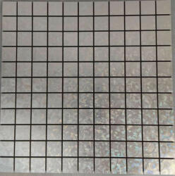 Csempematrica 3D csempematrica ezüst színjátszó mozaik 30x30cm (30x30cm)