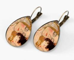  Gustav Klimt: Anya és gyermeke fülbevaló