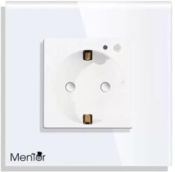 Mentor Priza simpla Smart wireless Mentor ES038 WiFi 16A monitorizare consum incastrata alba (MMDES038)