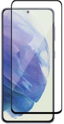 Samsung Galaxy S21 FE karcálló edzett üveg TELJES KIJELZŐS Tempered Glass kijelzőfólia kijelzővédő fólia kijelző védőfólia eddzett SM-G990 fekete keretes - bluedigital