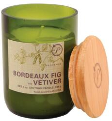 Paddywax Lumânare parfumată Smochin și vetiver - Paddywax Eco Green Recycled Glass Candle Bordeaux Fig & Vetiver 226 g