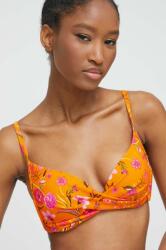 Answear Lab bikini felső narancssárga, merevített kosaras - narancssárga S
