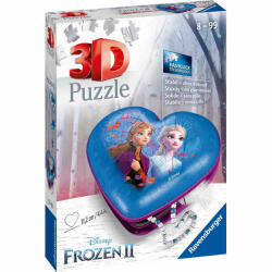 Ravensburger Puzzle 3D Cutie Inima Frozen, 54 Piese (RVS3D11236) - ejuniorul