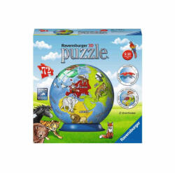 Ravensburger Puzzle 3D Globul Pamantesc, 72 Piese (RVS3D11840)