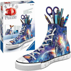 Ravensburger Puzzle 3D Suport Pixuri Sneaker Astronaut, 108 Piese (RVS3D11251) - ejuniorul