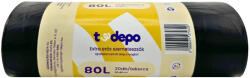 T-depo szemeteszsák 80L - 60*80cm, 20db/tek