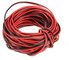 LS 2x0, 75mm2 100 méter fekete/piros hangszóró kábel (PRC_LS_2X0, 75_FEKETE/PIROS) (PRC_LS_2X0,75_FEKETE/PIROS)