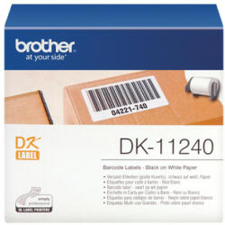 Brother DK-11240 elővágott öntapadós címke 600db/tekercs 102mm x 51mm White (DK11240) - tobuy