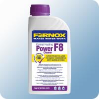 Fernox Power Cleaner F8 fűtési rendszer tisztító folyadék 500 ml, 130 liter vízhez (62488) - ventil