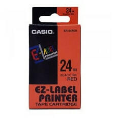 Casio Feliratozógép szalag XR-24RD1 24mmx8m Casio piros/fekete (XR24RD1) - tobuy