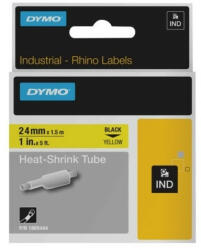 DYMO Zsugorcső Dymo Rhino feliratozógéphez 12mmx1, 5m, ORIGINAL, fehér/fekete (18055/GD718300) - tobuy