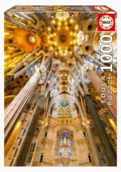Educa Puzzle Sagrada Família Interior Educa 1000 piese și lipici Fix EDU19614 (EDU19614) Puzzle