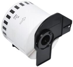 Makki съвместими етикети Brother DK-22205 - Roll White Continuous Length Paper Tape 62mm x 30.48m, Black on White - MK-DK-22205 (MK-DK-22205) - xtreme