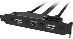 Akasa USB 3.1 Gen 2 internal adapter cable with du (AK-CBUB52-50BK)