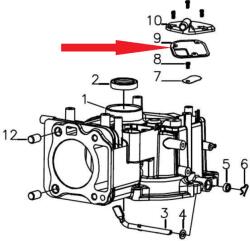 RURIS Garnitura RURIS PSRX311S-14-9, pentru masina de tuns gazonul Ruris RX311S (PSRX311S-14-9)