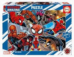 Educa Puzzle Spiderman Beyond Amazing Educa 1000 darabos és Fix ragasztó (19487)