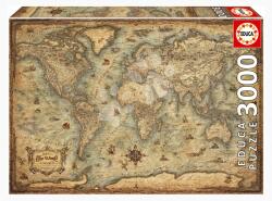 Educa Puzzle Map of the World Educa 3000 darabos (19567)