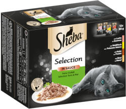 Sheba Sheba Megapack Varietăți Pliculețe 48 x 85 g - Selecție în sos cu varietate fină