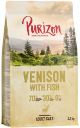 Purizon Purizon Adult Cerb cu pește - fără cereale 2, 5 kg