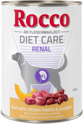 Rocco Rocco Diet Care Renal Vită cu inimi de pui & dovlecel 400 g - 6 x