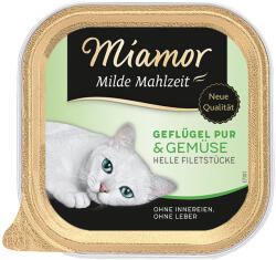 Miamor Miamor Pachet economic Mild Meal 24 x 100 g - Pasăre pură și legume