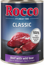 Rocco Rocco Pachet economic Classic 24 x 400 g - Vită și mistreț
