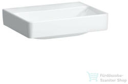 Laufen Pro S 45x34 cm-es csiszolt aljú kézmosó csaplyuk és túlfolyó nélkül, LCC Active bevonattal, fehér H816961A001421 (H816961A001421)