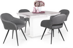  Cristal szék - Flóra asztallal (4) (+Ingyenes szállítás)