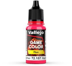 Vallejo 72157 Fluo Color Fluorescent Red, 18 ml (8429551721578)