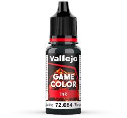 Vallejo 72084 Ink-Color Dark Turquoise, 18 ml (8429551720847)