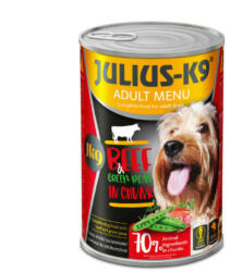 Julius-K9 Julius-K9 konzerv Adult - nedveseledel (marha, borsó) felnőtt kutyák részére (1240g) - all4pets