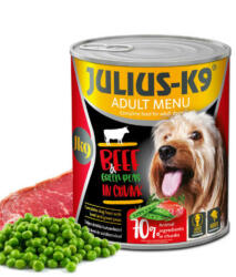 Julius-K9 Julius-K9 konzerv Adult - nedveseledel (marha, borsó) felnőtt kutyák részére (800g) - all4pets