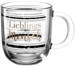 LEONARDO EMOZIONE bögre 400ml lieblingsmensch