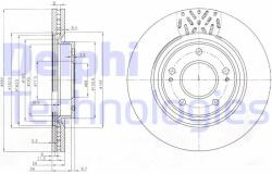 DELPHI Disc frana DELPHI BG4034 (BG4034) - automobilus