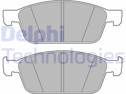 DELPHI set placute frana, frana disc DELPHI LP3672 - automobilus