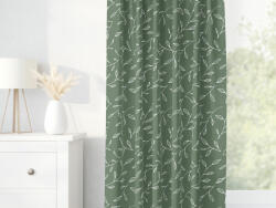 Goldea draperie 100% bumbac - frunze de ceai 160x150 cm