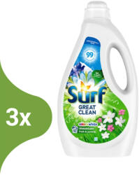 Surf mosógél színes és fehér ruhához jasmine 3 liter 60 mosás (Karton - 3 db) (K68493777)
