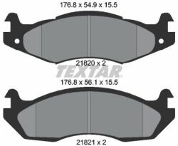 TEXTAR set placute frana, frana disc TEXTAR 2182001 (2182001)